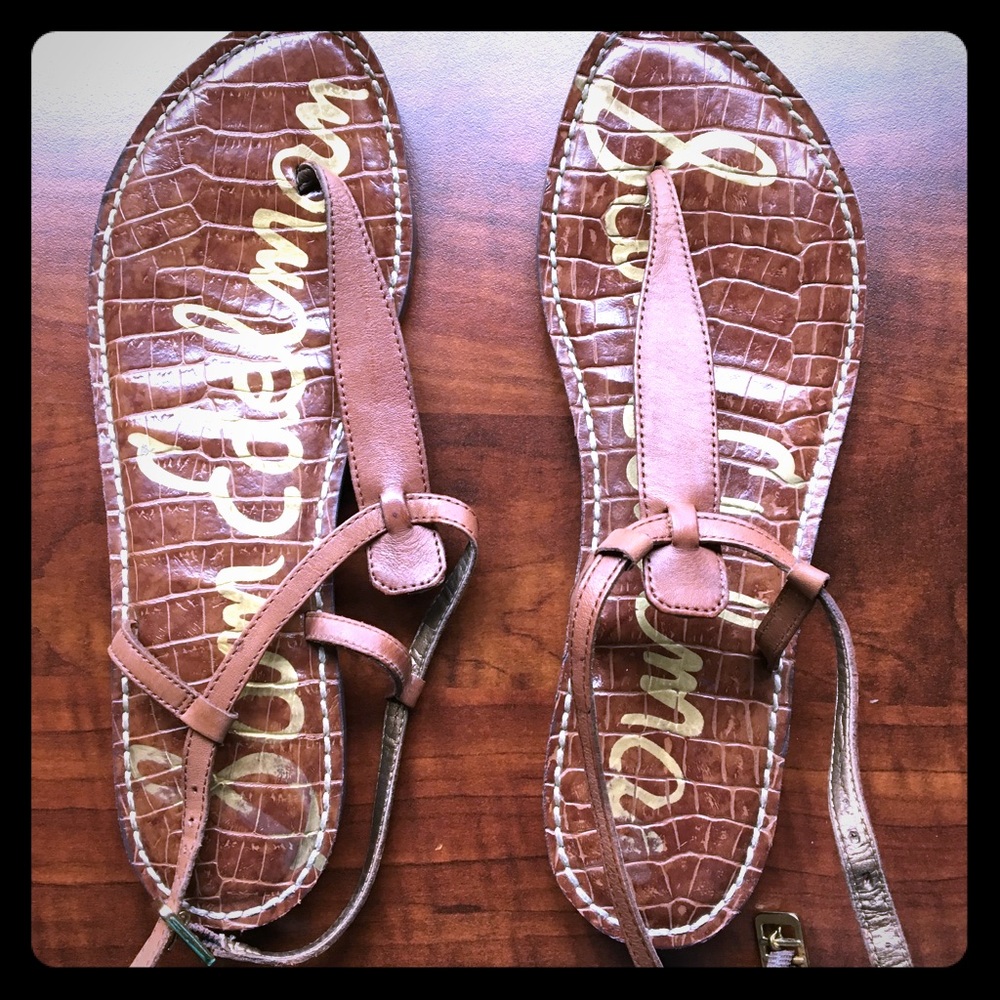 Sam Edelman Gigi Sandal, Brown. Size 8.